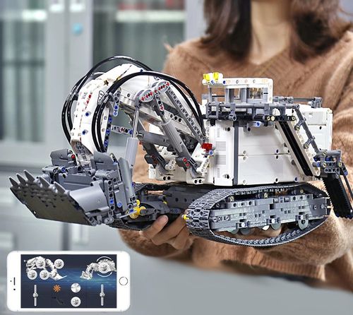 KLOCKI KOPARKA TECHNIC LIEBOHERR APLIKACJA 13130 MOULD KING EXCAVATOR na Arena.pl