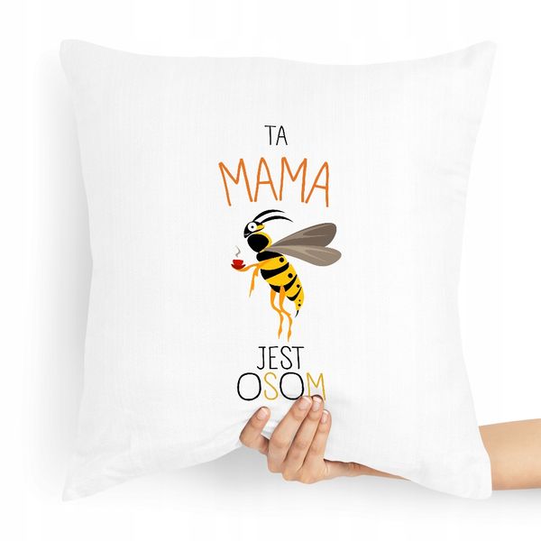 Poduszka Prezent Dla Mamy Ta Mama Jest Osom Z Nadrukiem Ze Zdjęciem zdjęcie 1