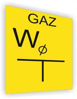 Tablica sączka węchowego znak nadruk 20x15 cm dużo wzorów