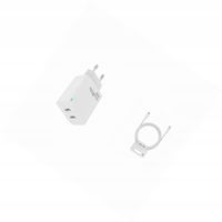 Ładowarka sieciowa GaN 45W dwa USB-C z kabelem do Samsung Galaxy A53 5G