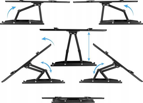 SUPER MOCNY UCHWYT do TELEWIZORA WIESZAK TV ŚCIENNY OBROTOWY LCD 32-70 CALI na Arena.pl