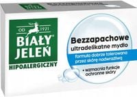 Mydło glicerynowe bezzapachowe Biały Jeleń hipoalergiczne 100 g