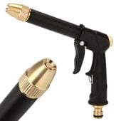 Wielofunkcyjny pistolet do węża ogrodowego zraszacz wody czarny uniwersalny