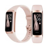 SMARTWATCH ZEGAREK SPORTOWY SMARTBAND SREBRNY WODOODPORNY POWIADOMIENIA