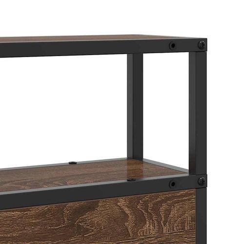 Zagłówek do przechowywania z półką Brązowy dąb 135 cm na Arena.pl