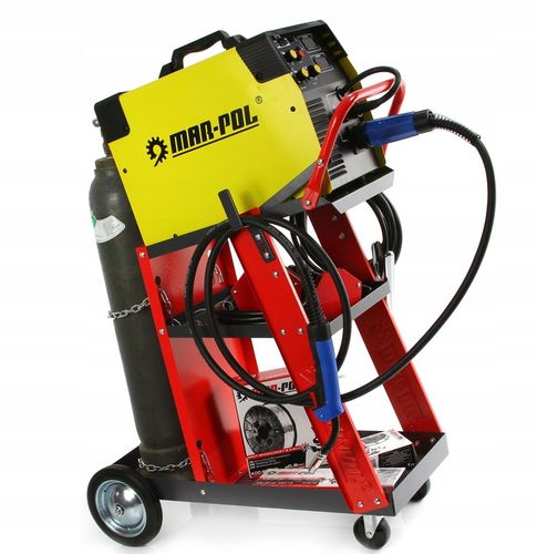 WÓZEK SPAWALNICZY DO SPAWAREK z półką na butle na Arena.pl