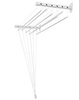 SUSZARKA SUFITOWA LUB ŚCIENNA 120CM SZNURKI 7M 44CM SZER