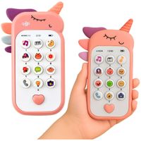 DLA NAJMŁODSZYCH RÓŻOWY TELEFON ŚWIATŁĄ