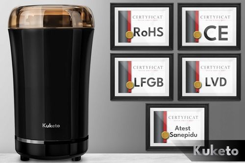 MŁYNEK DO MIELENIA KAWY ELEKTRYCZNY ROZDRABNIACZ ZBÓŻ ORZECHÓW MOCNY na Arena.pl