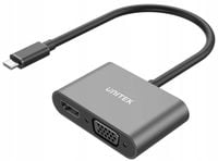 UNITEK ADAPTER USB TYP-C NA HDMI 4K@60HZ I VGA