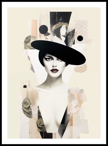 Plakat 50x70cm Portret en Décalage zdjęcie 3