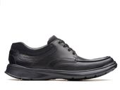 Clarks Półbuty męskie - Cotrell Edge Skórzane - rozmiar 41 - Czarny, Skóra
