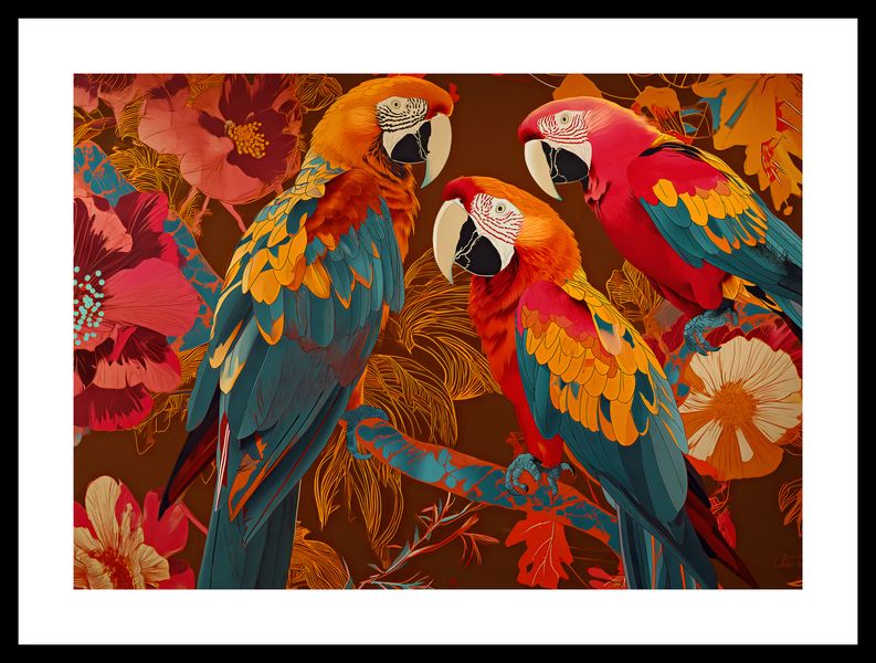 Plakat 42x29,7cm Kolorowe Ary zdjęcie 3