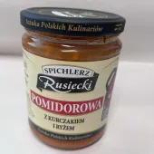 RUSIECKI ZUPA POMIDOROWA 470G Z KURCZAKIEM I RYŻEM SŁOIK