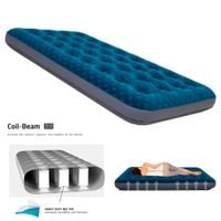 Materac Dmuchany Pojedynczy Avenli 191x73x22 Welur Jednoosobowy Mocny