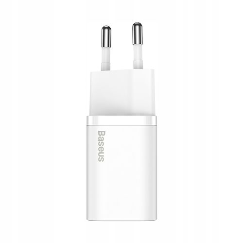 ŁADOWARKA BASEUS sieciowa Super Si Quick Charger 1xUSB-C 20W (biała) na Arena.pl