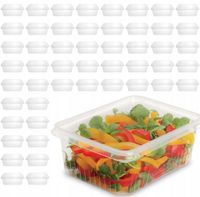 POJEMNIKI PUDEŁKA 1000ml LITROWE DO PRZECHOWYWANIA ŻYWNOŚĆI plastikowe x50