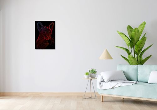 Plakat 42x59,4cm Cyfrowa Kocica na Arena.pl