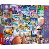 Puzzle 500 elementów. Premium Plus Quality Tea Tim Wspomnienia z podróży