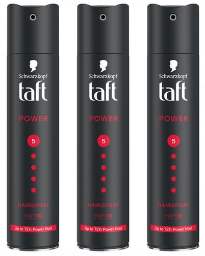 Taft Lakier Do Włosów Schwarzkopf Power 5 250ml Bardzo Mocny Haptiq x3 na Arena.pl