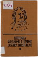 Honoriusz Balzac Historia wielkości i upadku Cezara Birotteau 1956