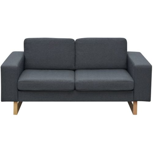 VidaXL Sofa 2-os. ciemnoszara na Arena.pl