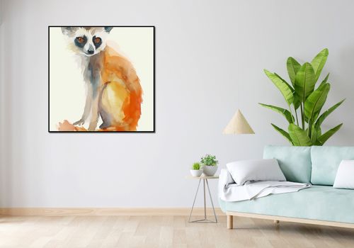 Plakat 100x100cm Lemurek na Arena.pl