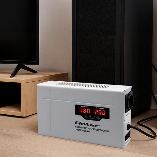 Qoltec Stabilizator Napięcia AVR 1000VA Toroidalny na Arena.pl