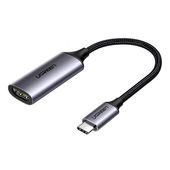 przejściówka adapter usb-c do hdmi 2.0 4k 60hz thunderbolt 3 szary