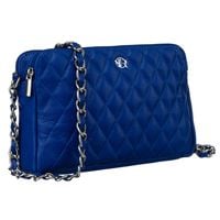 pikowana listonoszka damska ze skóry naturalnej - rovicky