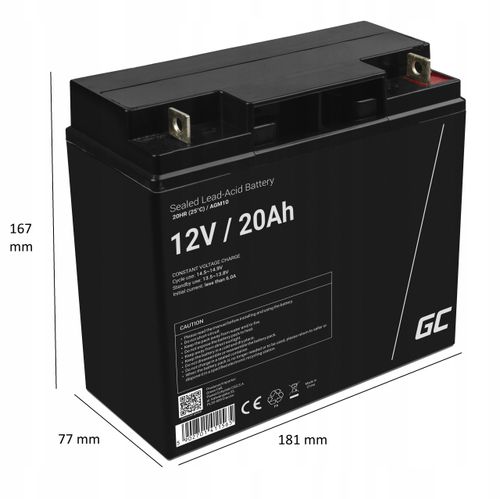 Akumulator Green Cell AGM10 12V 20Ah na Arena.pl