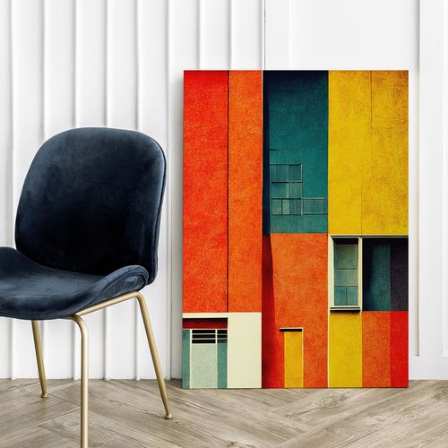 Obraz na płótnie bauhaus abstrakcja 70x100 cm na Arena.pl