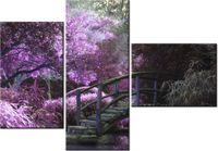 100CM 80 OBRAZ 3 ELEM TAJEMNICZY ZAKĄTEK ŚCIENNY