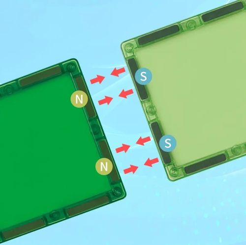 Klocki Magnetyczne Kreatywne Magnetic Tiles Konstrukcyjne Zoo 50 elementów na Arena.pl