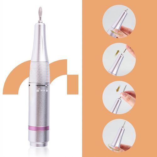 BEZPRZEWODOWA FREZARKA DO PAZNOKCI MANICURE PEDICURE ZE STACJĄ 50W + FREZY na Arena.pl