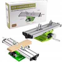 STÓŁ KRZYŻOWY DO WIERTARKI FREZARKI 2 OSIOWY X i Y PRZESUWNY DO FREZOWANIA