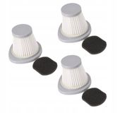 3x Filtr do odkurzacza DEERMA DX118c DX128c + FILTR GĄBKOWY SILNIKA.