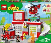 LEGO DUPLO Remiza strażacka i helikopter 10970