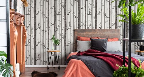 Tapeta Drzewa w Pastelowych Barwach na Arena.pl