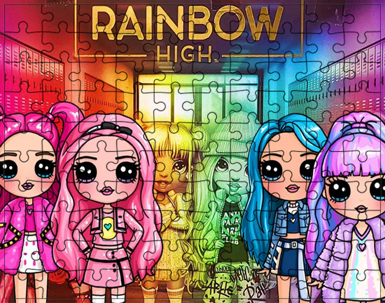 Puzzle Rainbow High zdjęcie 1