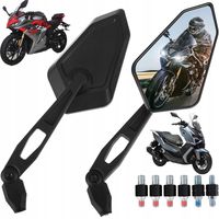 Zestaw lusterek wstecznych motocyklowych lewe prawe panoramiczne lusterka…