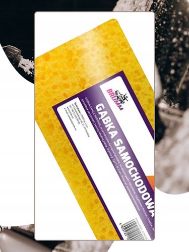 GĄBKA DO MYCIA SAMOCHODU BRUMM DUŻA MIĘKKA na Arena.pl