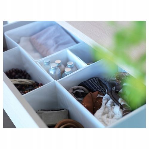 IKEA SKUBB pudełka pojemniki do komody x6 białe na Arena.pl