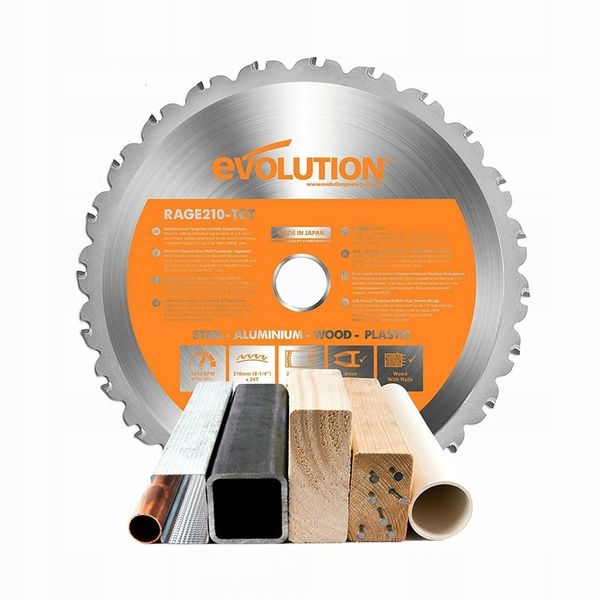 Wielozadaniowa Tarcza Premium Evolution R210 24TCT zdjęcie 1