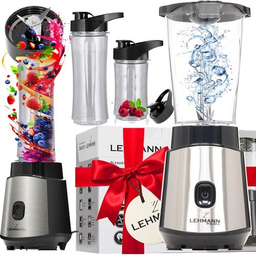 BLENDER KIELICHOWY DO KOKTAJLI 1200W 2xBIDONY MIKSUJE KRUSZY LÓD MOCNY 10w1 na Arena.pl