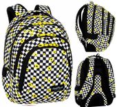 Plecak CoolPack DRAFTER 28 L kwiatki, CHESS FLOW SZACHOWNICA CZARNO BIAŁA