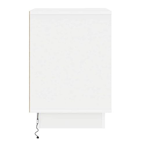 Szafka Nocna z 2 pcs Biały 39 x 34.5 x 50 cm na Arena.pl