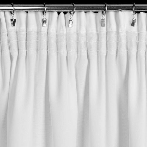 Zasłona jednokolorowa na tasmie RITA 140X270 biała na Arena.pl