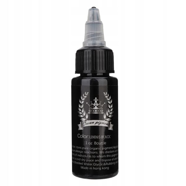 TUSZ DO TATUAŻU LINING BLACK 30ml CZARNY zdjęcie 9