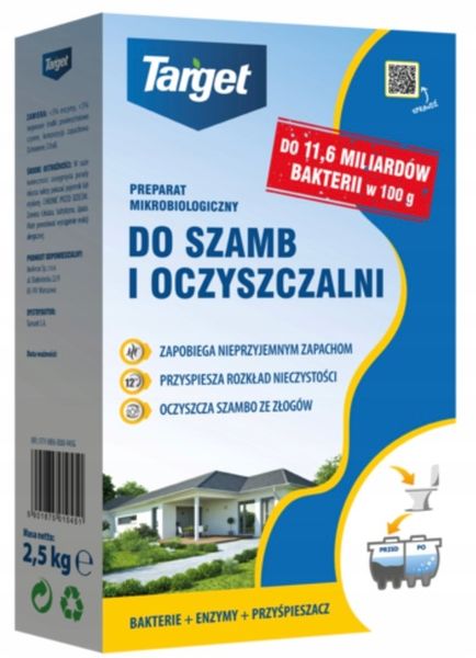 Preparat do szamba proszek Target 2,5 kg XXL zdjęcie 1